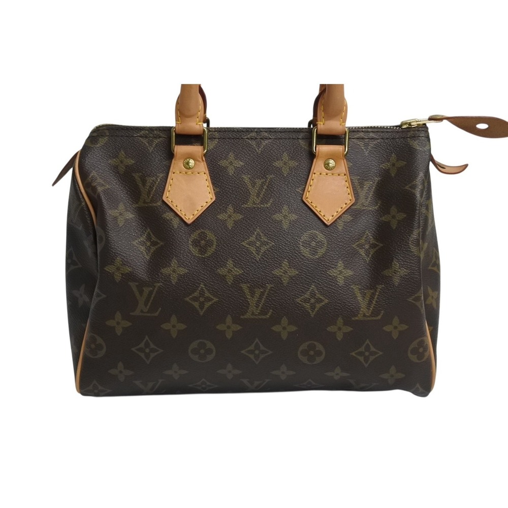 LOUIS VUITTON Speedy Handbag Monogram Leather Brown - Picture 2 of 9